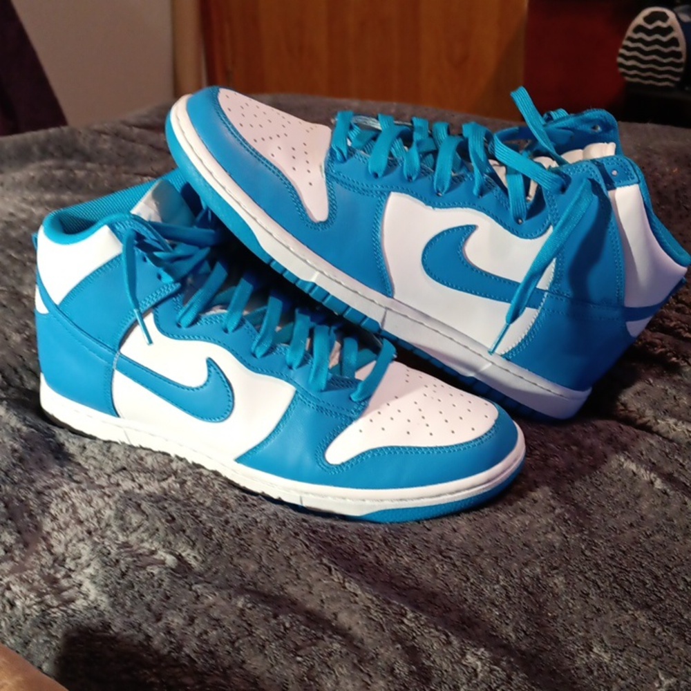 Nike Dunk High Retro Laser Blue White DD1399-400 White Men Size 11.5